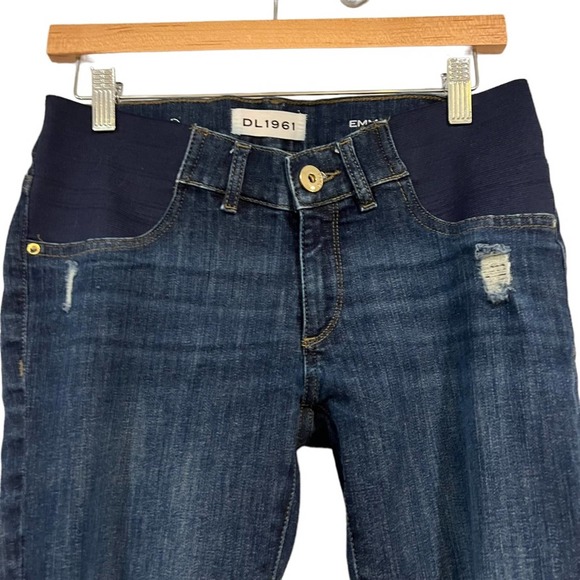 DL1961 Emma Maternity Power Legging Skinny Jeans in Heath Womens 28 - Picture 4 of 12